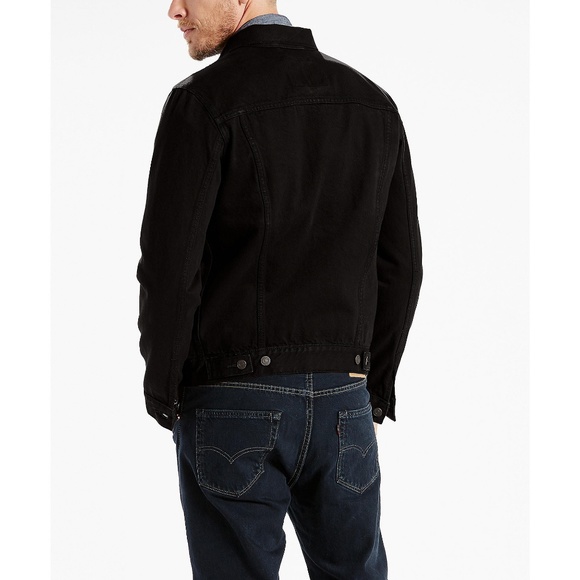 Levis Trucker Black Denim Jacket - Picture 5 of 6